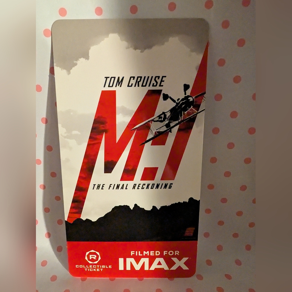 Mission: Impossible Collectible IMAX Ticket